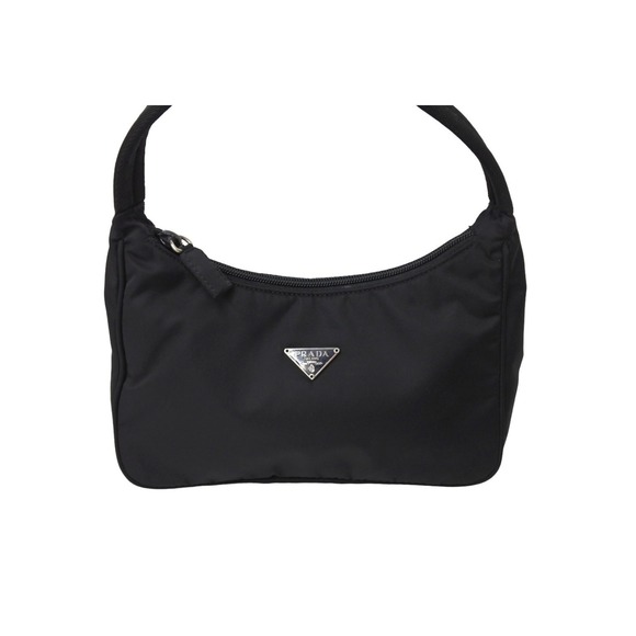 Prada Black Handbag Nylon Hobo - Picture 1 of 10